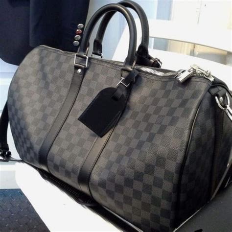 louis vuitton duffle bag black leather|Louis Vuitton Leather Duffle Bags for sale .